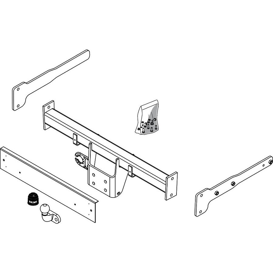 Attelage Boule Démontable Brink 404200