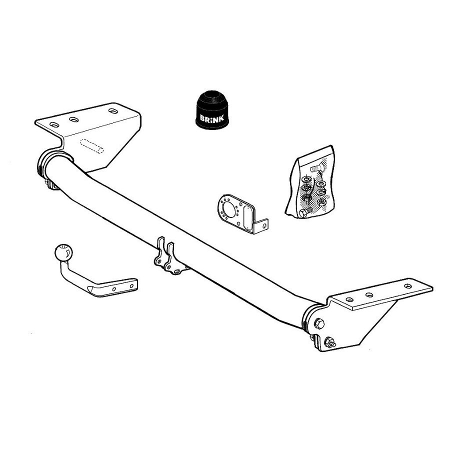 Attelage Démontable Avec Outil Brink 334100