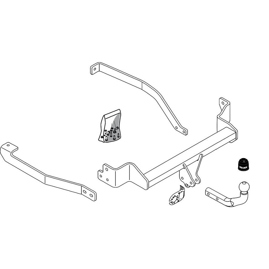 Attelage Démontable Avec Outil Brink 365600