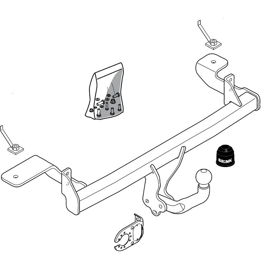 Attelage Démontable Avec Outil Brink 429500