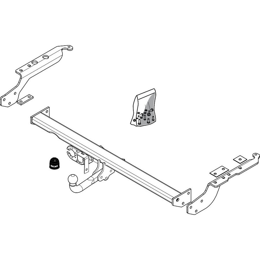 Attelage Démontable Avec Outil Brink 402300