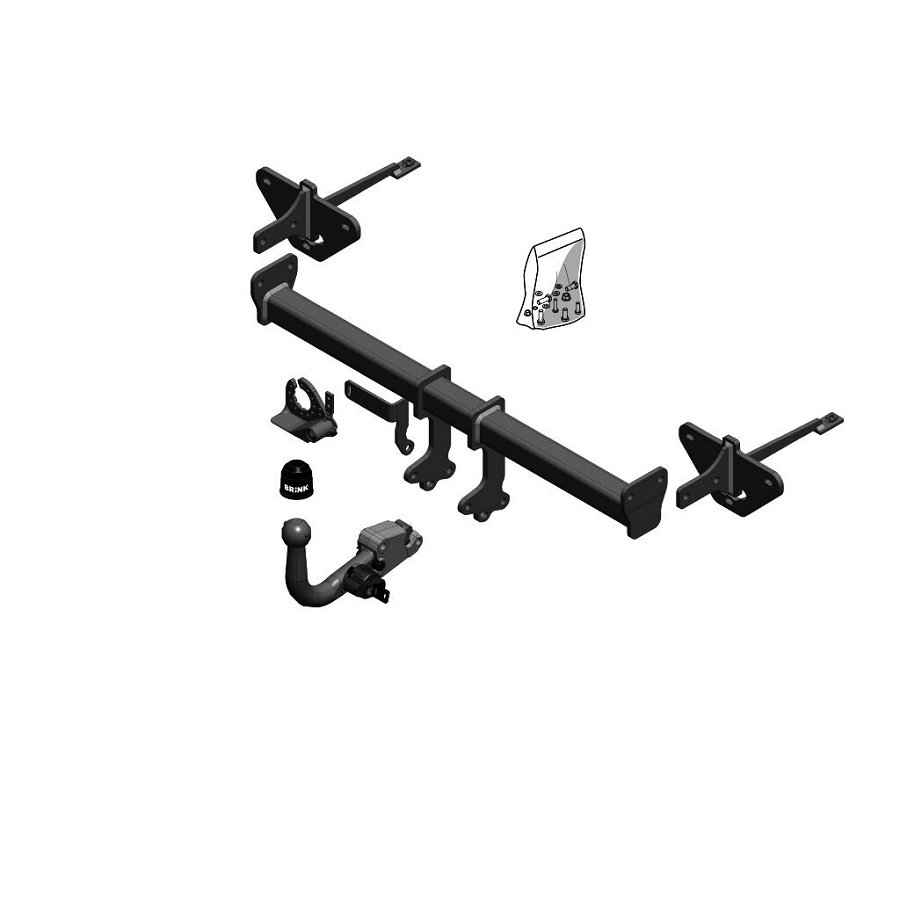 Attelage Boule Démontable Brink 4002300