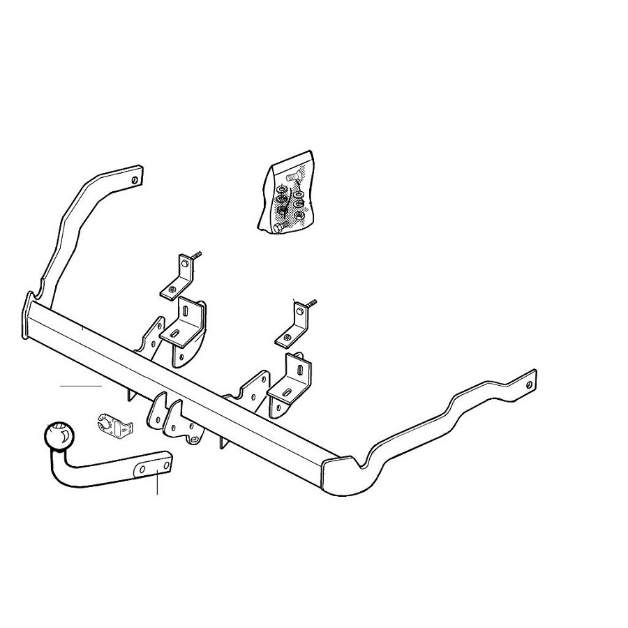 Attelage Démontable Avec Outil Brink 438600
