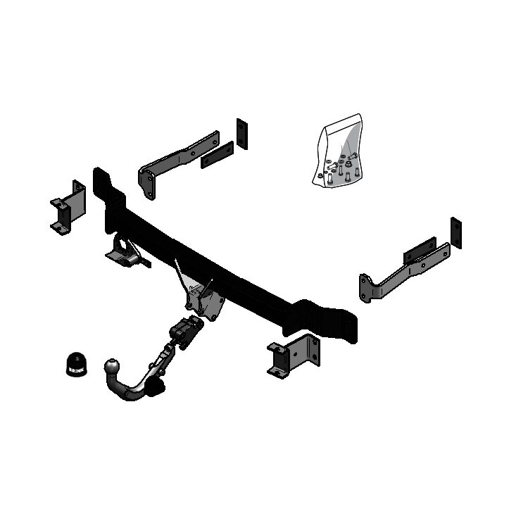 Attelage Démontable Sans Outil Brink 439400
