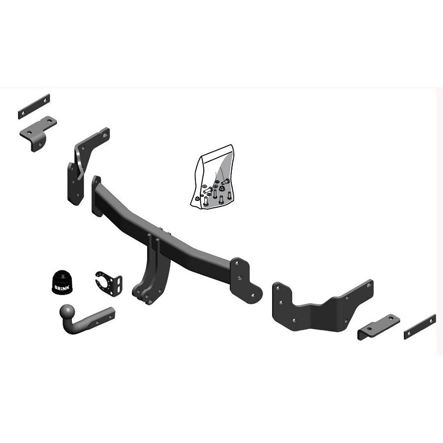 Attelage Démontable Avec Outil Brink 564200