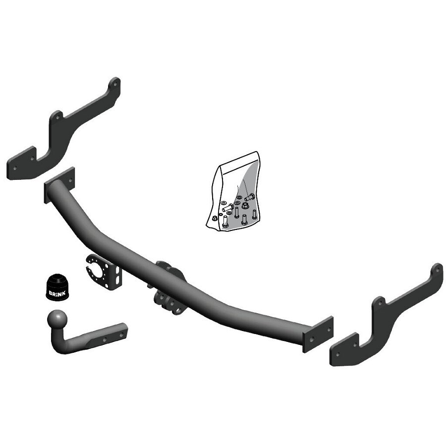 Attelage Démontable Avec Outil Brink 568400