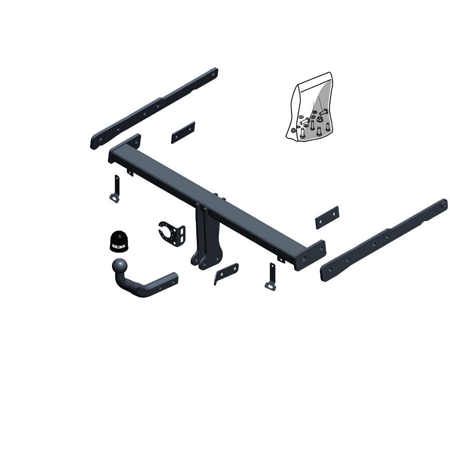 Attelage Démontable Avec Outil Brink 608900
