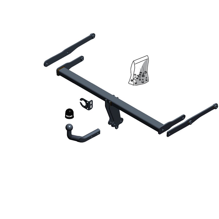 Attelage Démontable Avec Outil Brink 680200