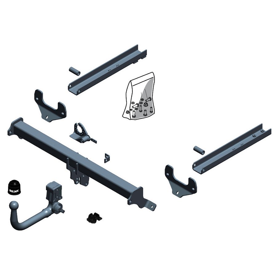 BRINK Attelage ''col De Cygne''D&eacute;montable Sans Outils  584300