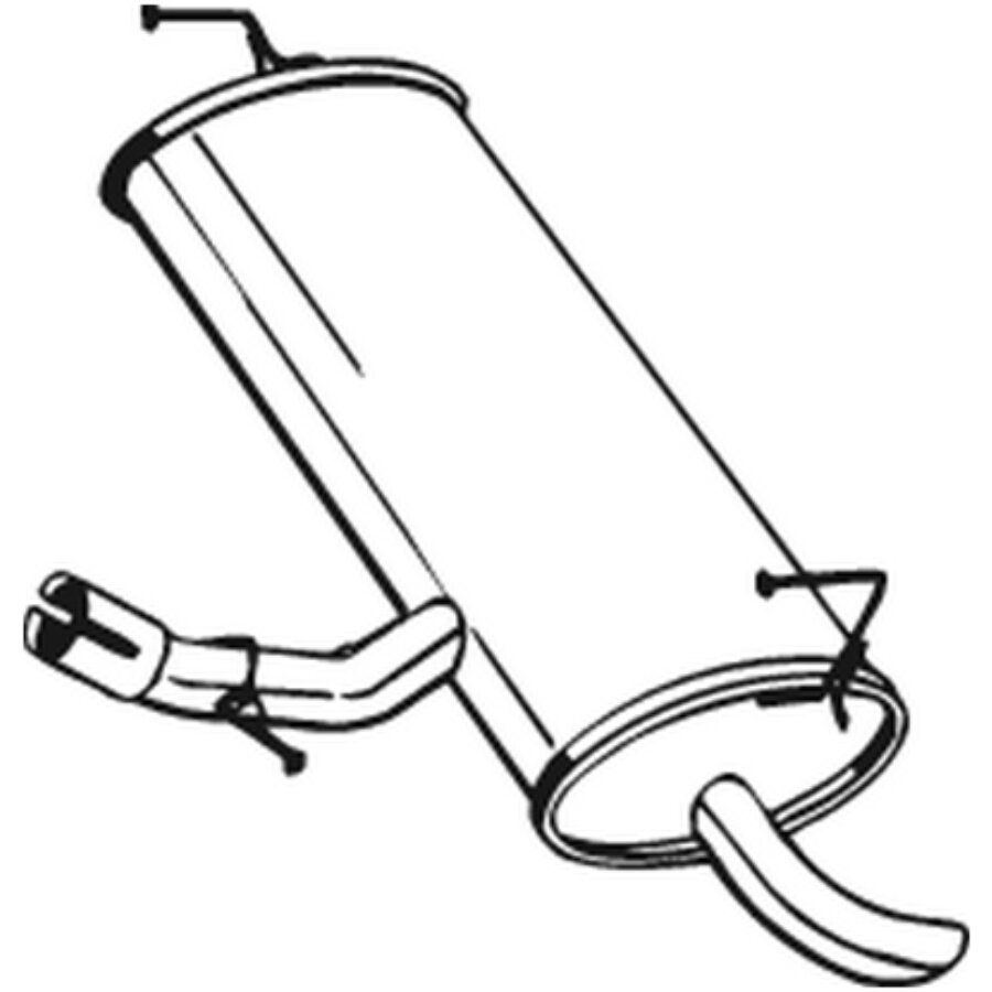 Silencieux Arrière Bosal 145-261