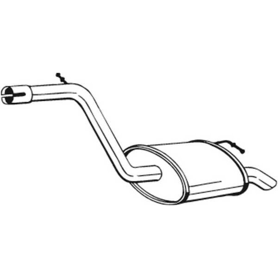 Silencieux Arrière Bosal 154-187