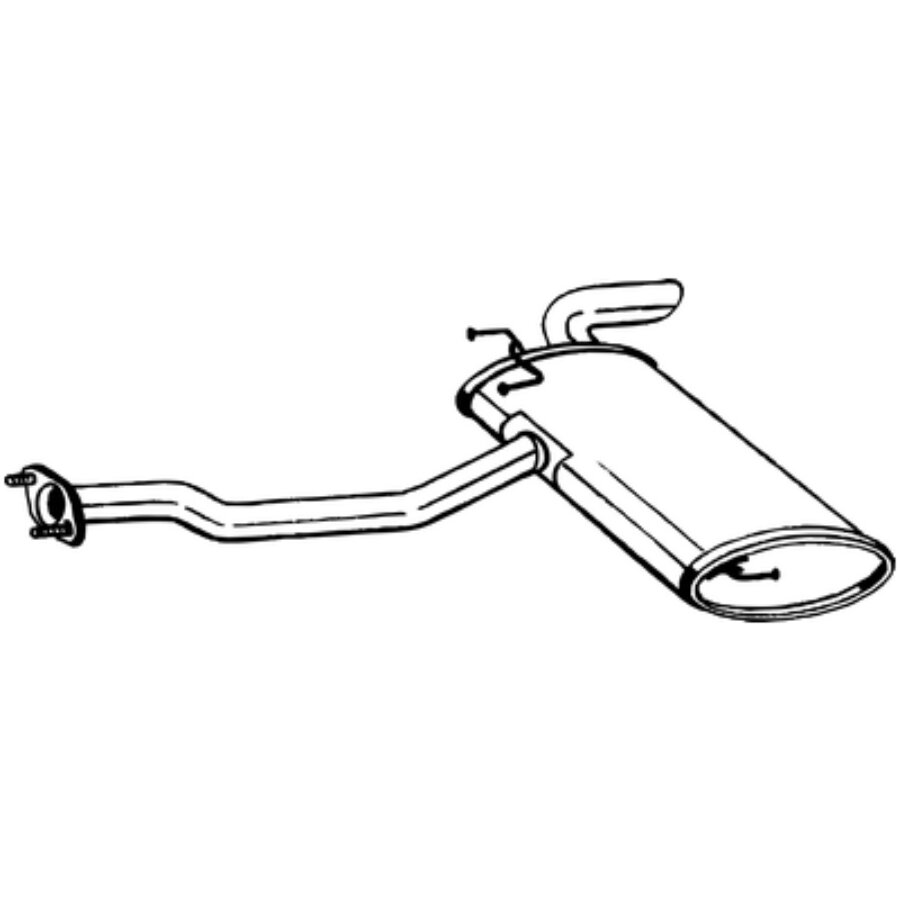 Silencieux Arrière Bosal 169-627