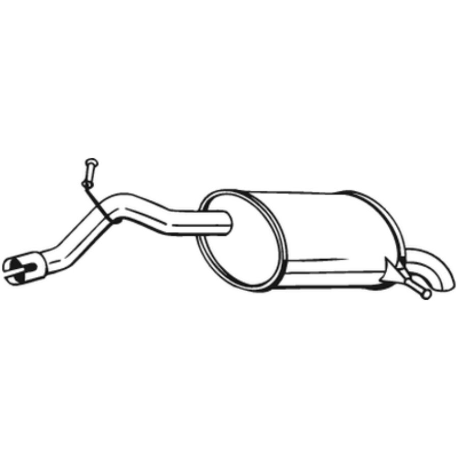 Silencieux Arrière Bosal 190-085