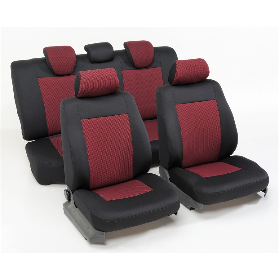 Jeu Complet De Housses Sur Mesure Voiture Bancarel Tissu Damier Da6