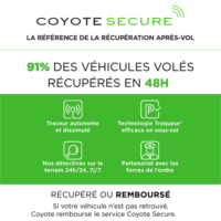 Coyote Secure Auto – Traceur voiture GPS anti-vol