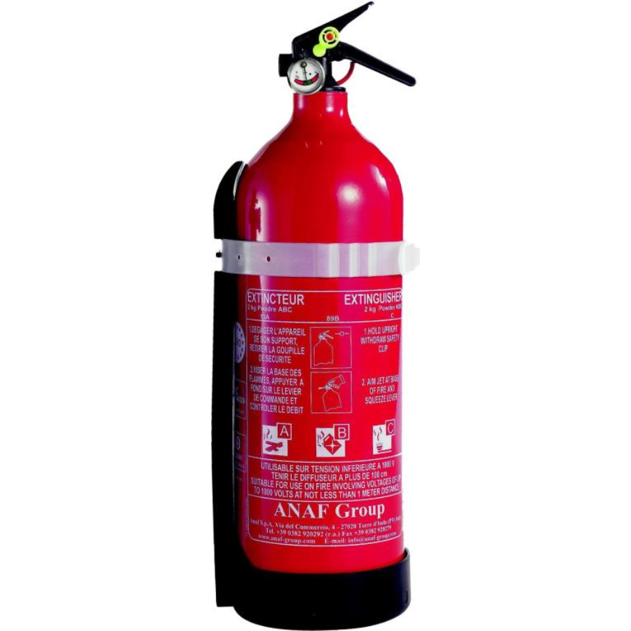 Abc Extincteur 2 kg avec Manomètre, extincteur voiture 2026