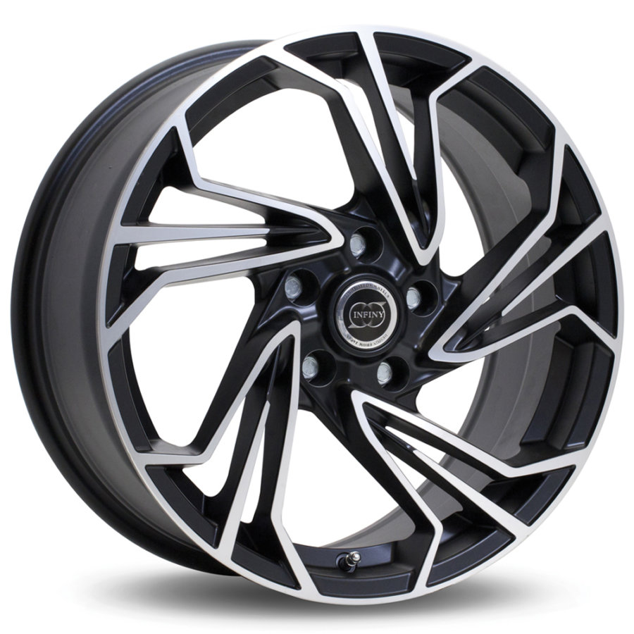 Jante Alu Infiny Ds - 16 Pouces - Noir Mat Poli