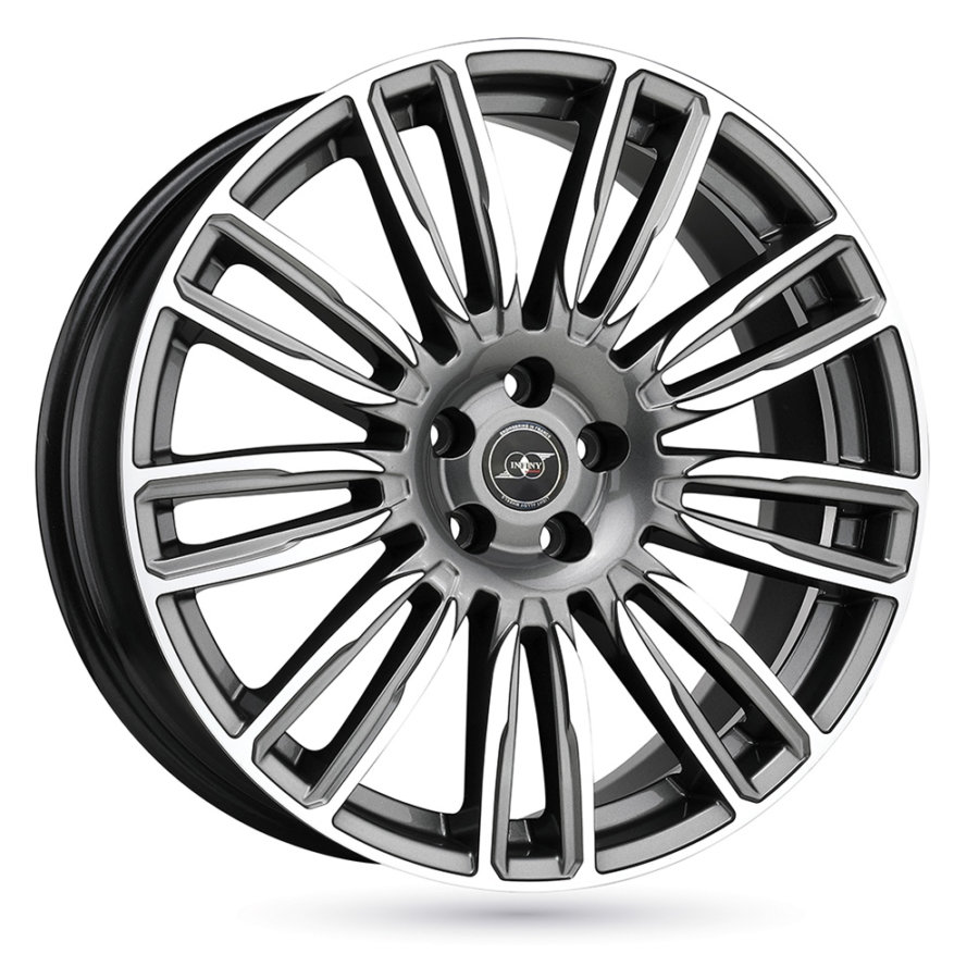 Jante Alu Infiny Individual Coventry - 19 Pouces - Gris Polie