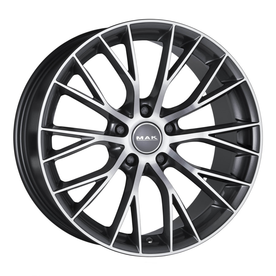 Jante Alu Mak Munchen - 18 Pouces - Gunmetal Face Polie
