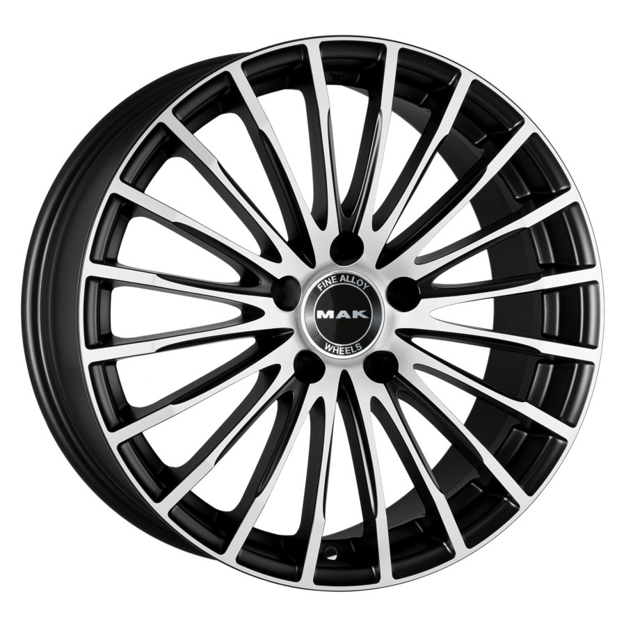 Jante Alu Mak Starlight - 18 Pouces - Noir Mat Poli