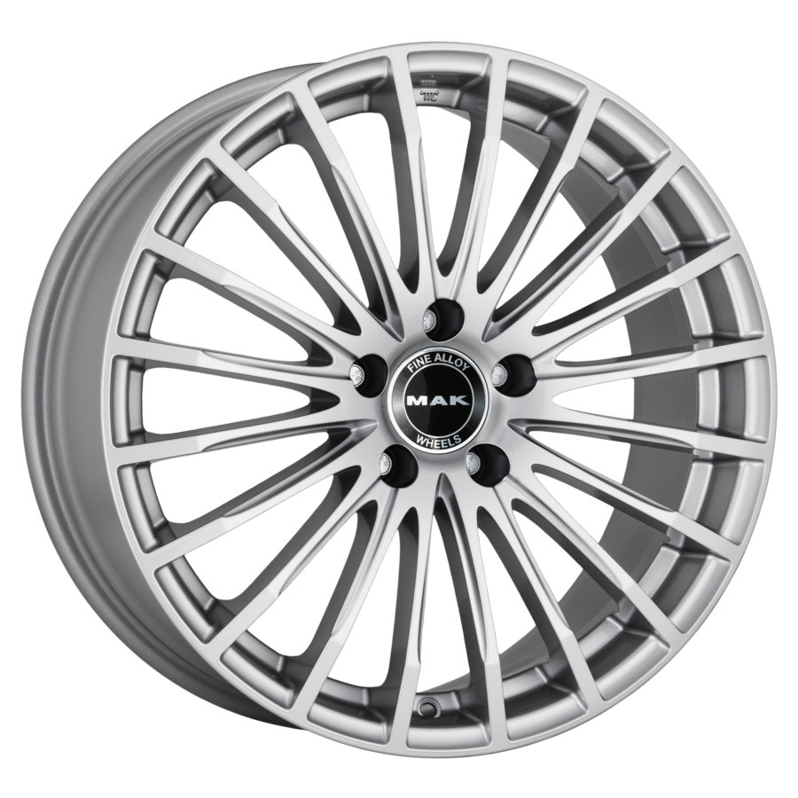 Jante Alu Mak Starlight - 19 Pouces - Silver Coated