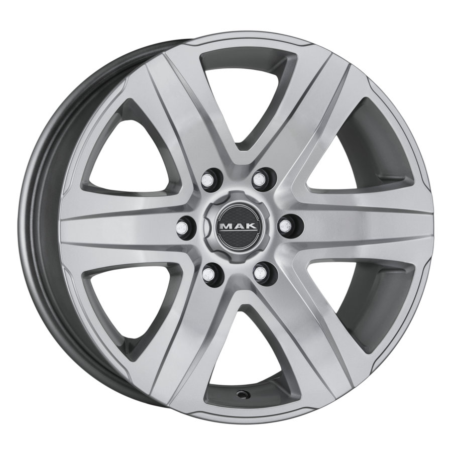 Jante Alu Mak Stone6 T - 18 Pouces - Silver Coated