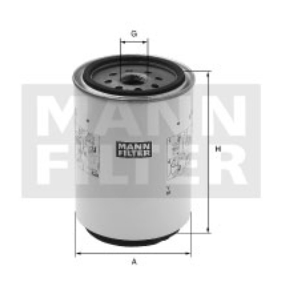 Filtre À Carburant Mann-filter Wk1176x