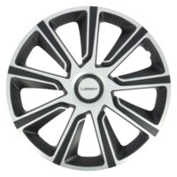  AUTO-STYLE Jeu d'enjoliveurs VR 16-inch noir/look-carboné/logo