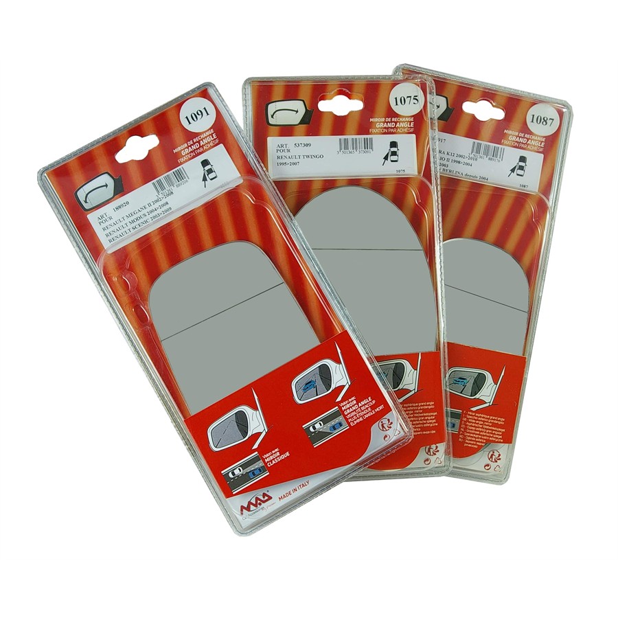 Miroir De Rechange Grand Angle Côté Conducteur Mad 1197