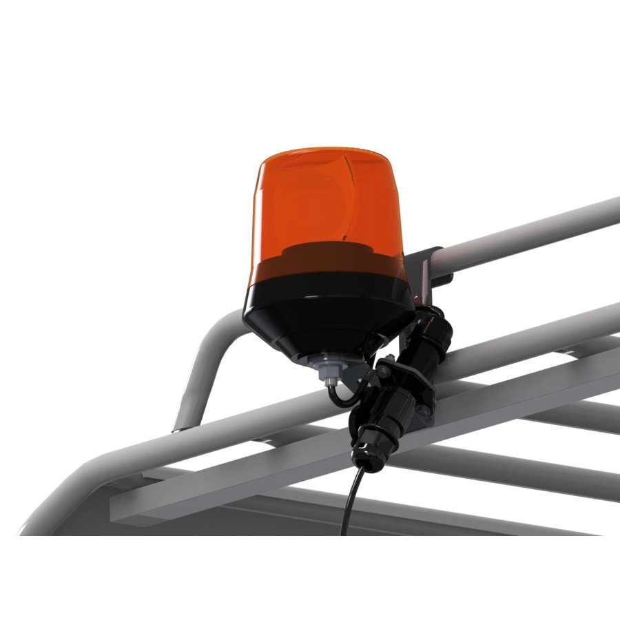 Pack Support + Gyrophare Pour Galerie Aluminium