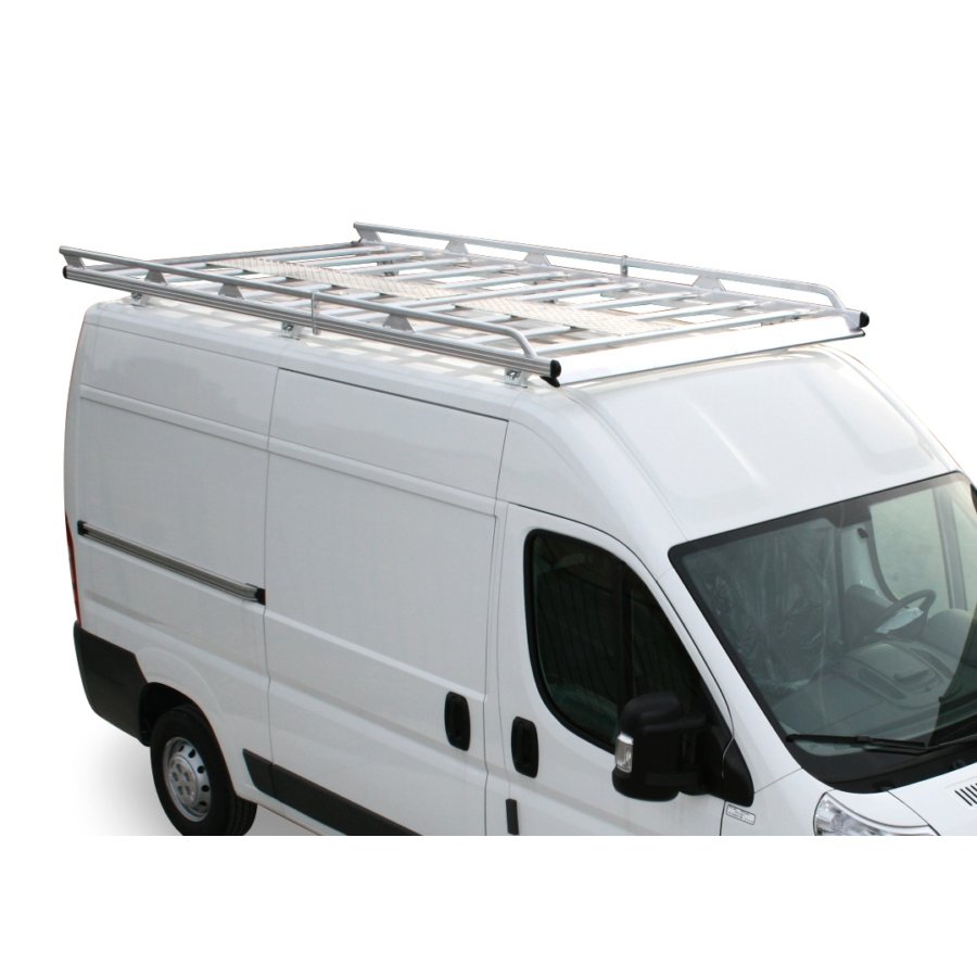 Demi-galerie aluminium (avec rouleau) à fixer sur barres de toit pour  véhicules utilitaires et fourgons