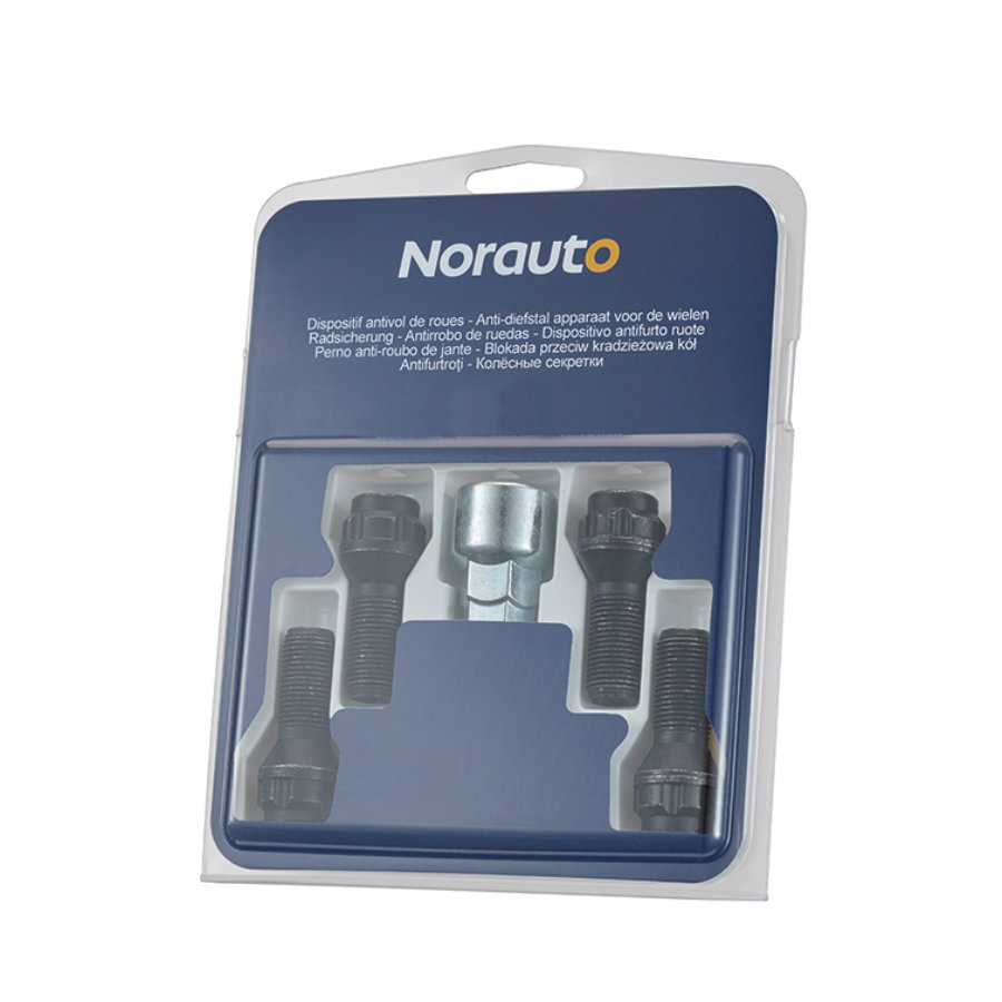 Jeu De 4 Écrous Antivol Norauto No1226