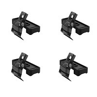 Thule 145254 Kit De Fixation Evo Clamp 5254 – Montage Rapide & Solide Pour Barres De Toit Sur Toit Normal