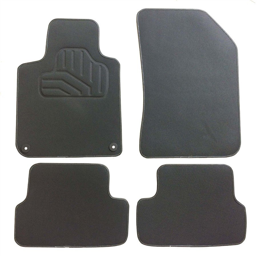 Jeu Complet De Tapis Sur Mesure Noirs En Pvc Norauto