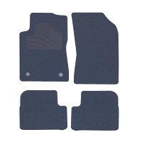 Wielganizator Lot De 4 Tapis De Sol En Velours Compatible Avec Renault Clio II Hayon 1998-2005 – Bonne Qualité – Lot De 4 Tapis De Sol En Velours Cendré