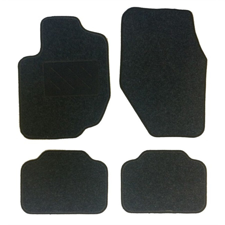 1ER PRIX Jeu De 4 Tapis Semi Sur Mesure Gris Anthracite Moquette 1 Prix