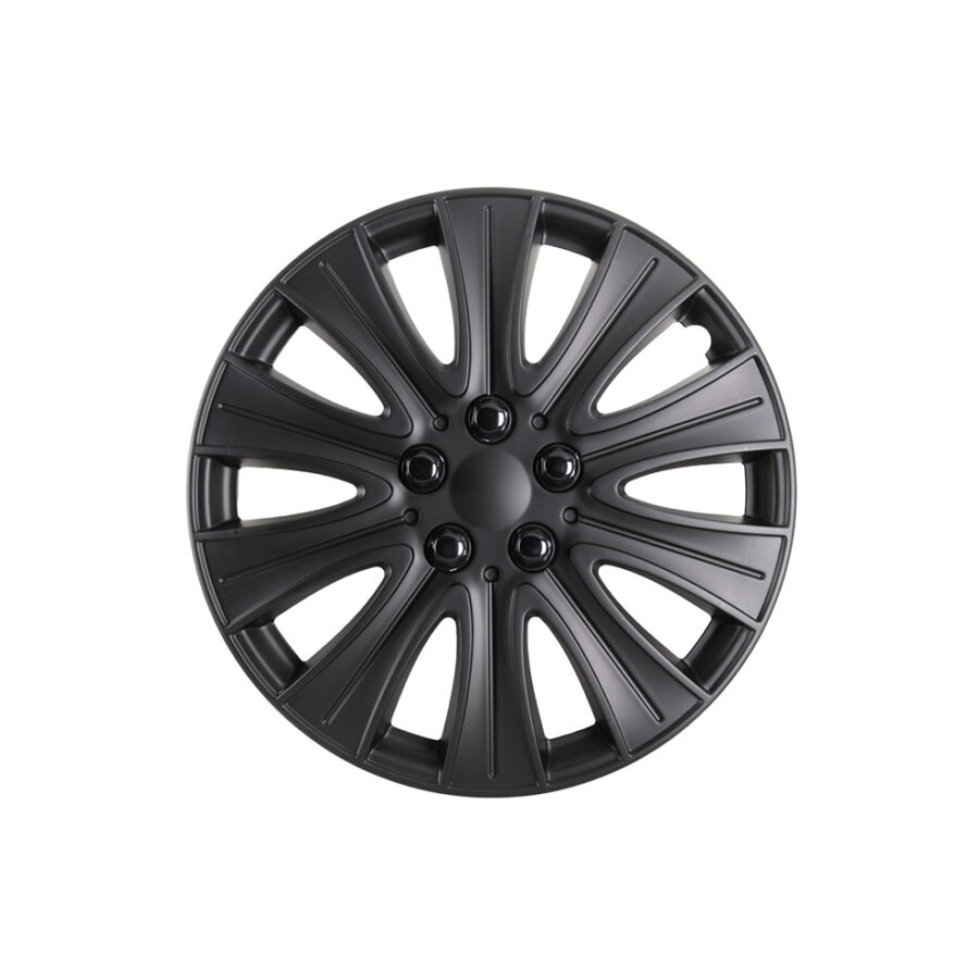 Lot de 4 enjoliveurs noir brillant Norauto 15 pouces