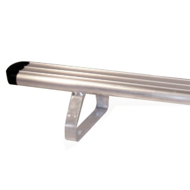 Pack Complet 2 Barres De Toit Avec Fixations Mts 1608lab1000 Alu