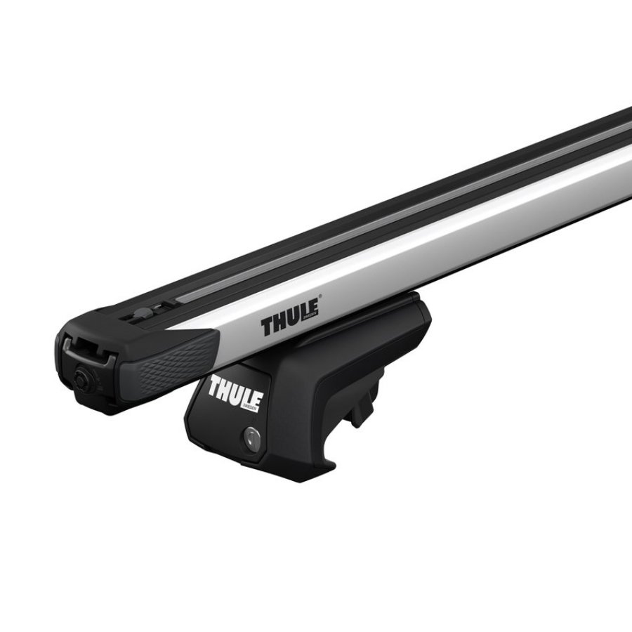 Pack complet 2 barres de toit avec fixations THULE slidebar aluminium Norauto