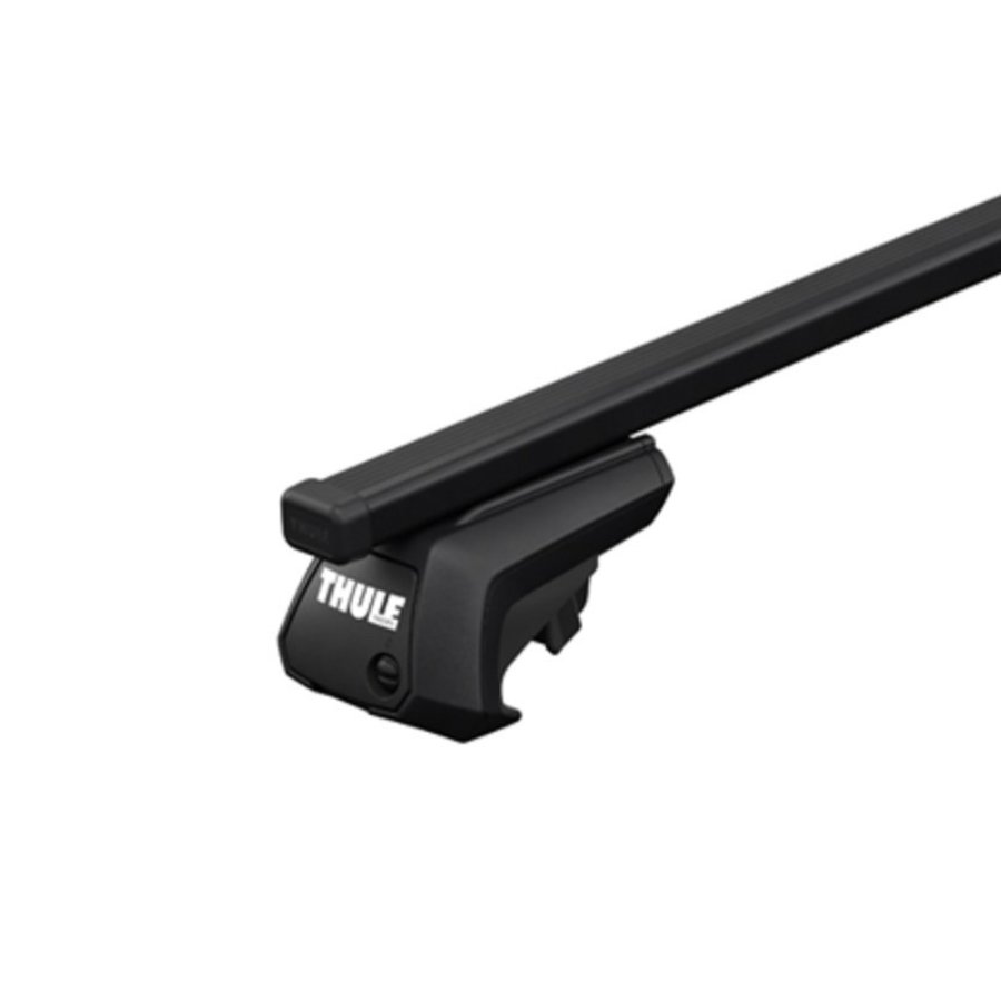 Pack Complet 2 Barres De Toit Avec Fixations Thule Squarebar Evo Acier