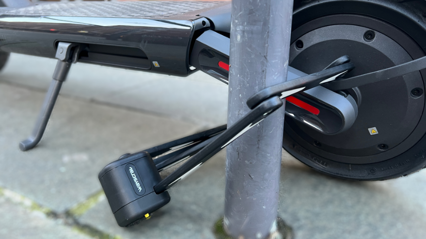 Antivol Câble 110 Cm Pour Trottinette Et Vélo - Câble Acier Tressé 12 Mm, Avec Cadenas