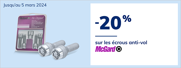 Kit De Boulons De Protection McGard Pour Citroen, Fiat, Peugeot - Antivol Et Style